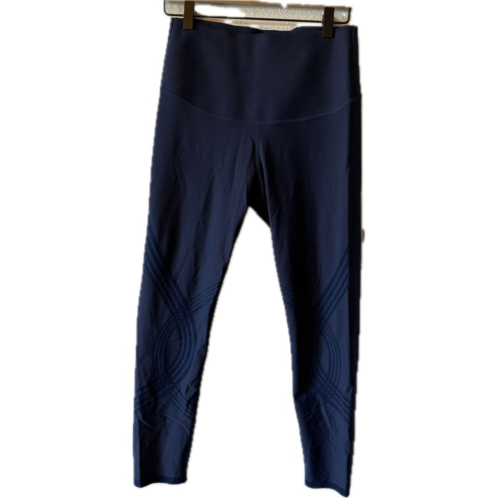 Fanka Super Sculpt Compression High Waisted Leggings Navy Blue Yoga Size‎ Small